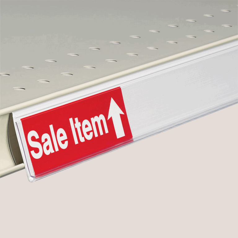 Price Channel Label Holder Sightline Display